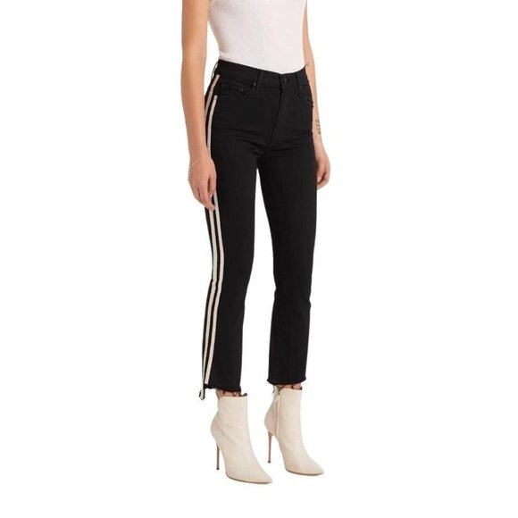 MOTHER Insider Crop Step Fray in Guilty Racer size 30 (10)